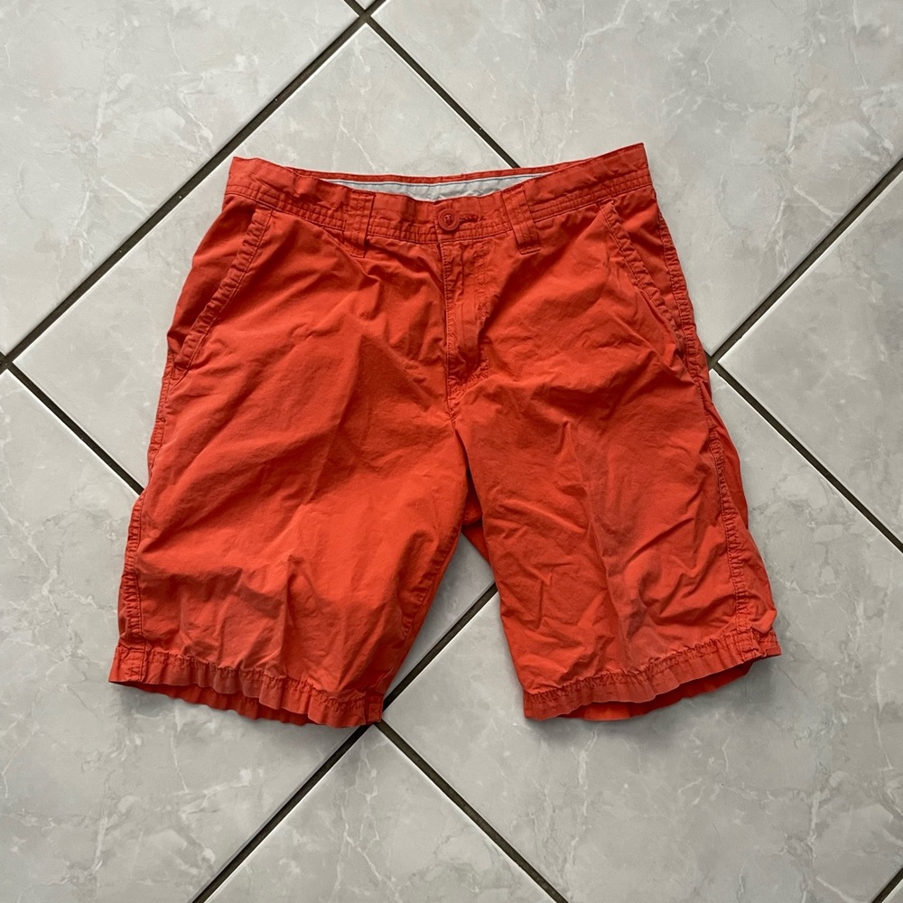 Columbia Men’s Dark Orange Cargo Shorts